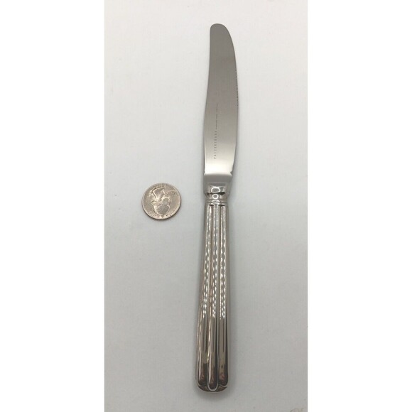 Pottery Barn TOULOUSE PLACE Dinner Knife Glossy Stainless Flatware 18/10 - Picture 3 of 4